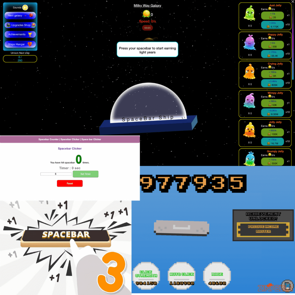 spacebar clicker