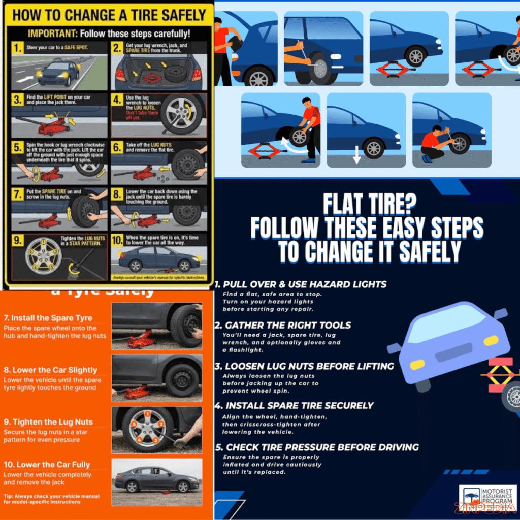 how to change a tire