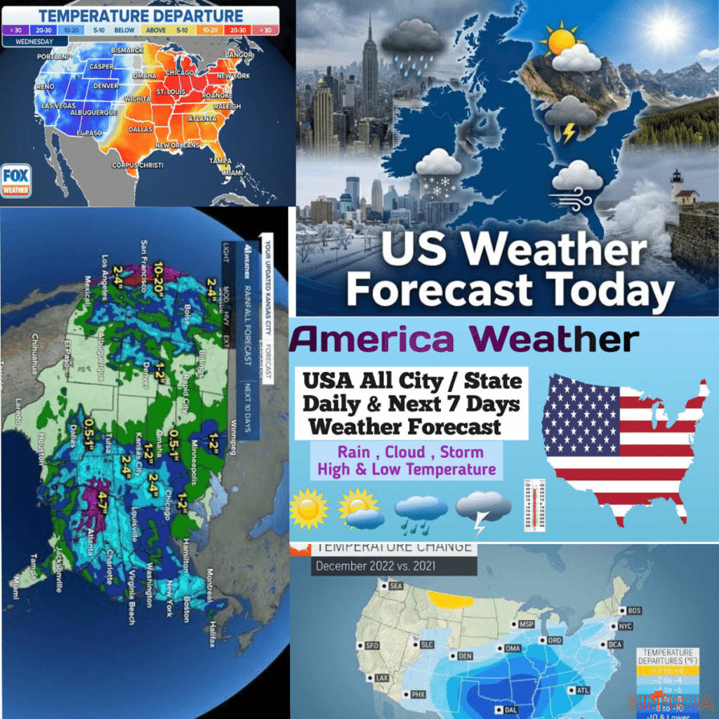 Weather Today in the USA and UK: Current Conditions and Daily Outlook